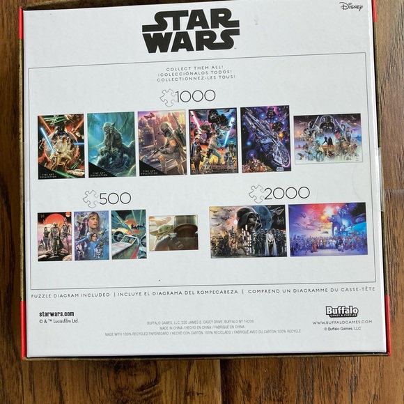 Star Wars Galaxy’s Edge Trading Outpost 500 piece puzzle 🧩 - Picture 2 of 3